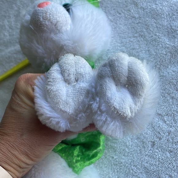 Poochie & Co cat purse, white and green, super cute accessory 🐈🐈🐈💚💚💚 - Picture 7 of 10